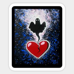 Heartful of Ghosts Sticker